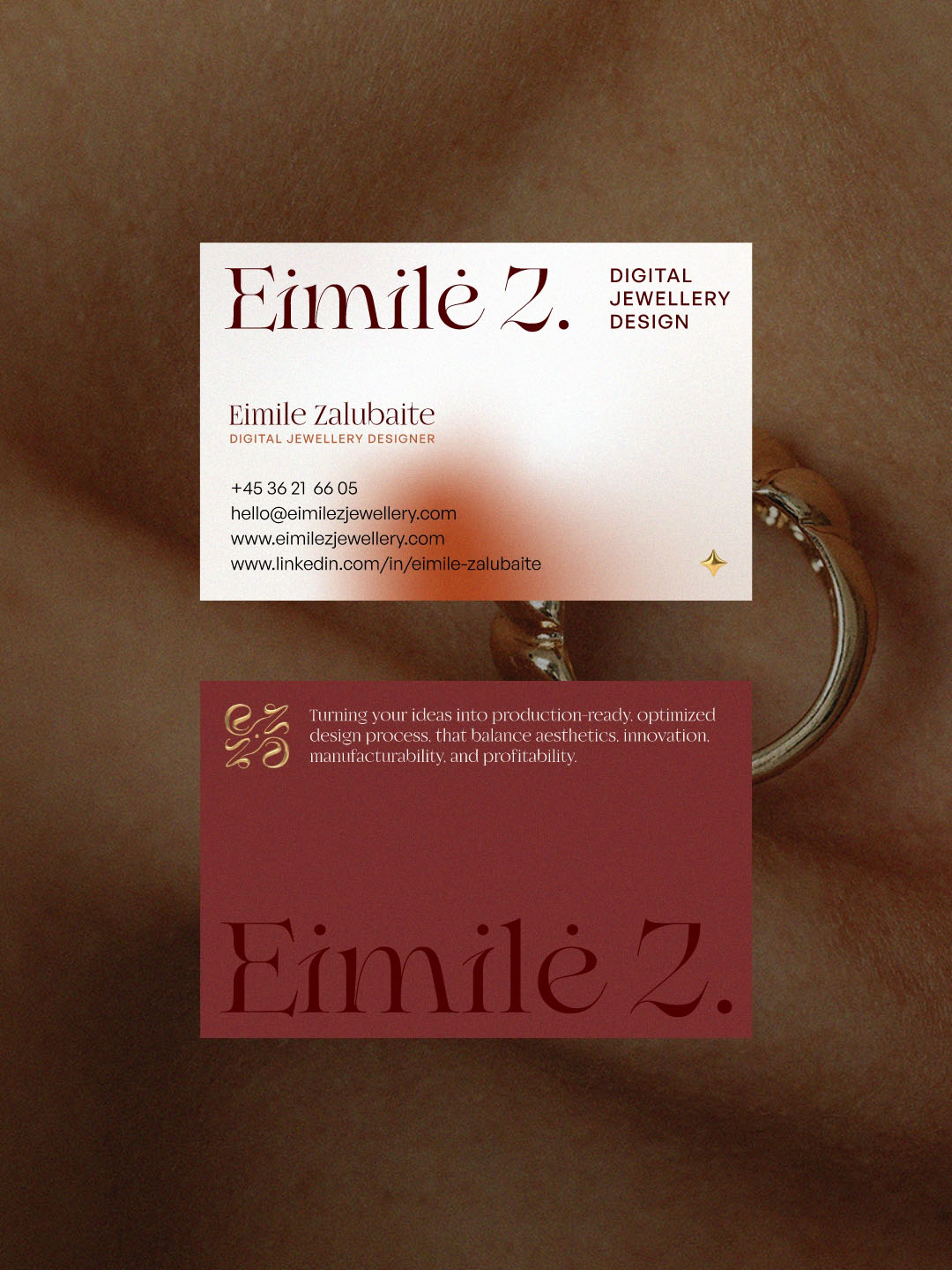 Eimile Z. Branding - Visitenkarten