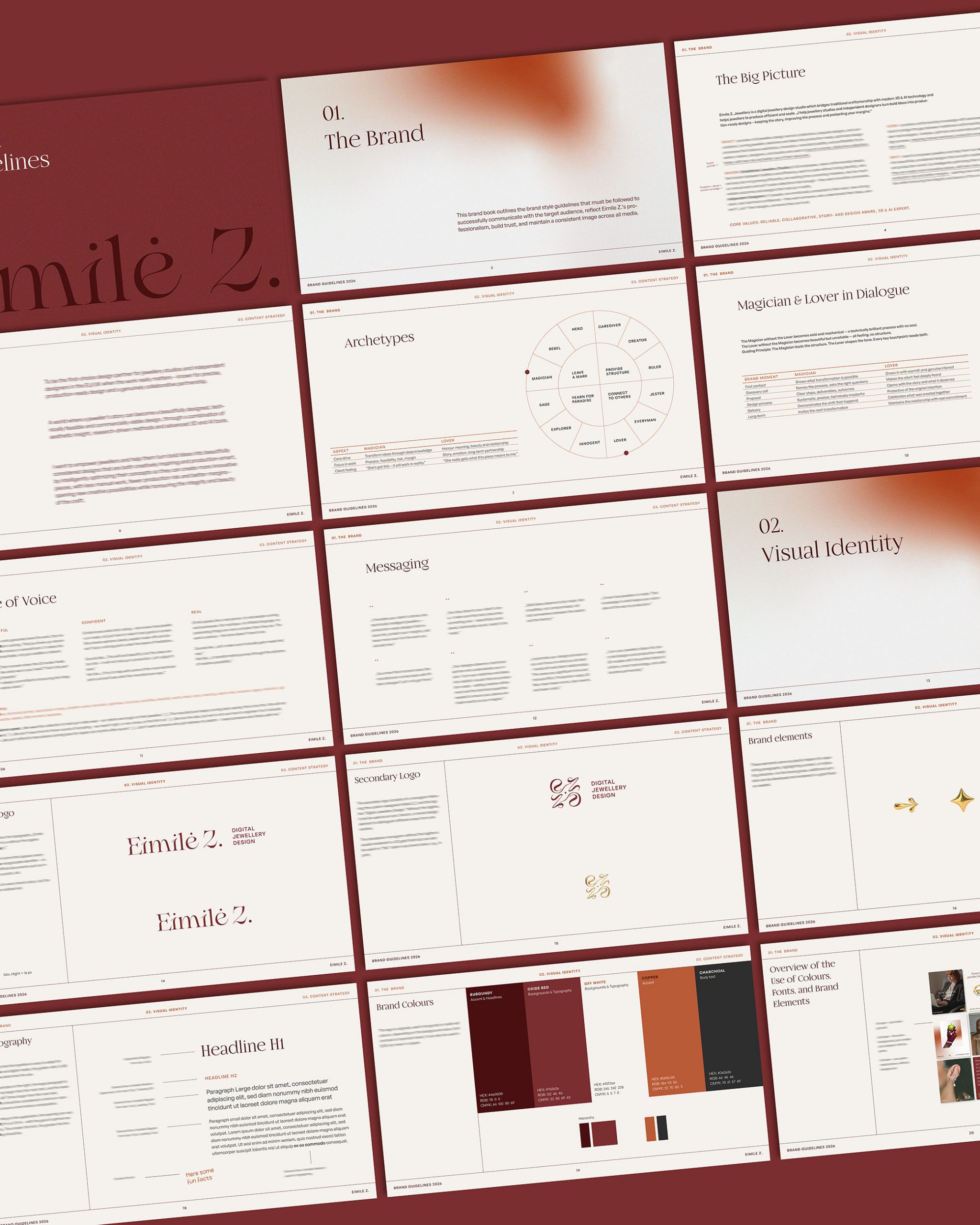 Branding EImile Z. – Blick in das Brandbook